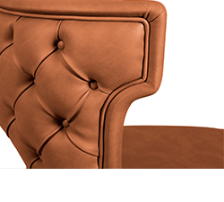 KANSAS Dining Chair Mid Century Design by BRABBU is a velvet bar stool with a mystical soul.