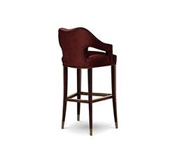 Nº20 Bar Chair Modern Design by BRABBU it’s an elegant bar stool with back ideal for a modern home decor.