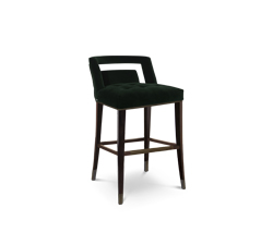 Naj is a classic modern armchair with straight lines fully upholstered in cotton velvet. Ideal por a modern bedroom or a dressing room.