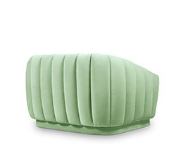 OREAS Single Sofa Bespoke Furniture by BRABBU is a velvet sofa that will be the comfort fortress of your living room set.