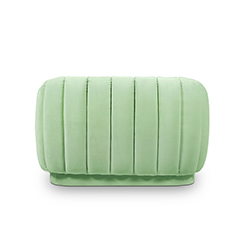 OREAS Single Sofa Bespoke Furniture by BRABBU is a velvet sofa that will be the comfort fortress of your living room set.