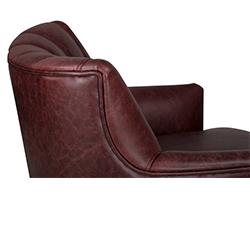 PLUM Single Sofa Bespoke Furniture by BRABBU is a velvet sofa that will be the comfort fortress of your living room set.