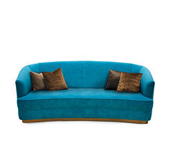 SAARI Velvet Sofa Modern Contemporary Furniture by BRABBU was made  to bring the Northern Lights modern home decor.