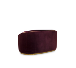 WALES Single Sofa Bespoke Furniture by BRABBU is a velvet sofa that will be the comfort fortress of your living room set.