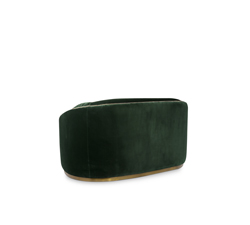 WALES Single Sofa Bespoke Furniture by BRABBU is a velvet sofa that will be the comfort fortress of your living room set.