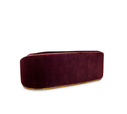 WALES Lounge Sofa Bespoke Furniture by BRABBU is a velvet sofa that will be the comfort fortress of your living room set.