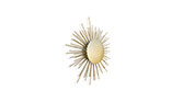 SOLEIL | Round Brass Wall Light by BRABBU