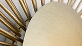 SOLEIL | Round Brass Wall Light by BRABBU