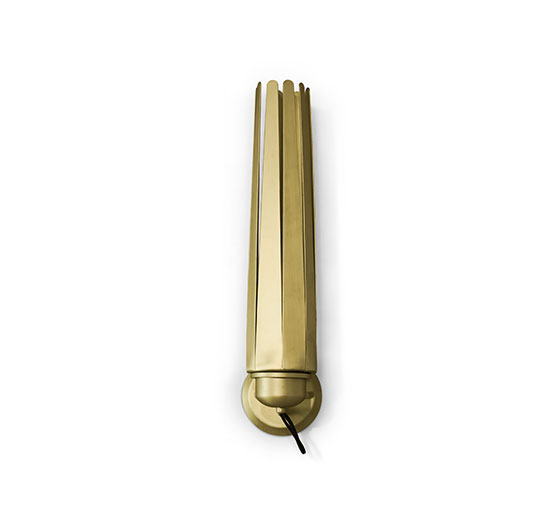 VALKIE | Modern Contemporary Brass Wall Light by BRABBU