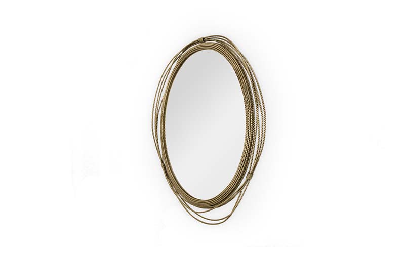  KAYAN | Miroir Rond Moderne Design par BRABBU