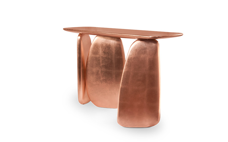 ARDARA | Gold Modern Console by BRABBU