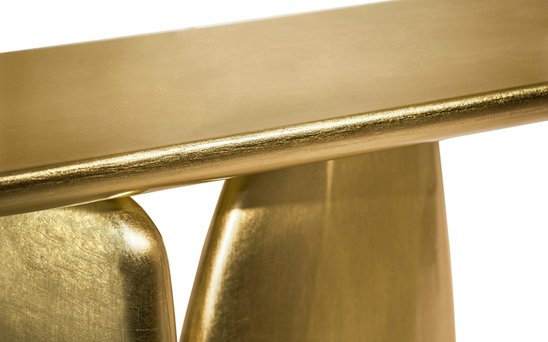 ARDARA | Gold Modern Console by BRABBU
