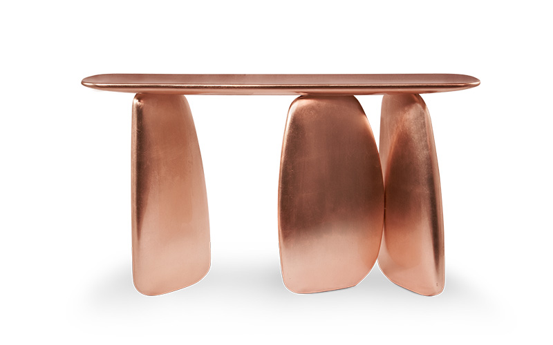 ARDARA | Gold Modern Console by BRABBU