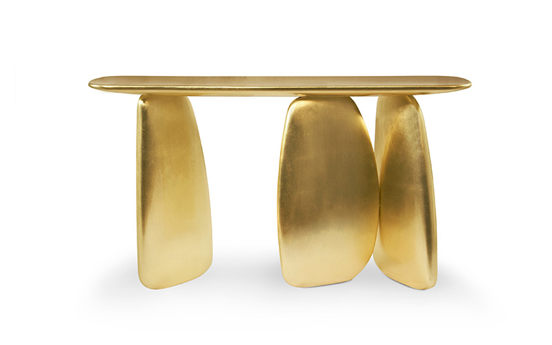 ARDARA | Gold Modern Console by BRABBU