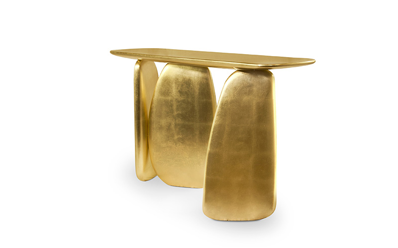 ARDARA | Gold Modern Console by BRABBU