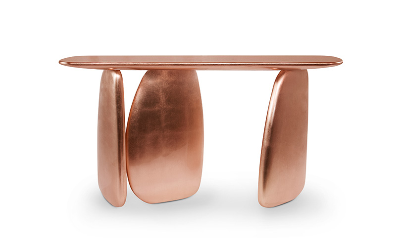 ARDARA | Gold Modern Console by BRABBU