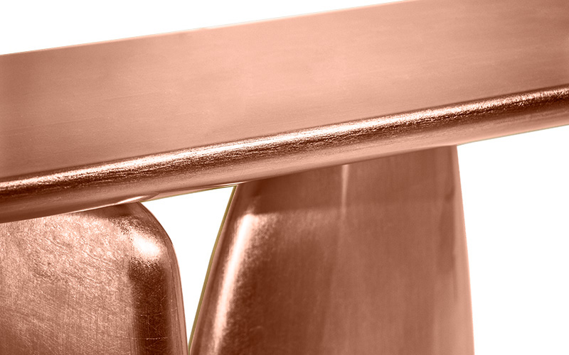 ARDARA | Gold Modern Console by BRABBU