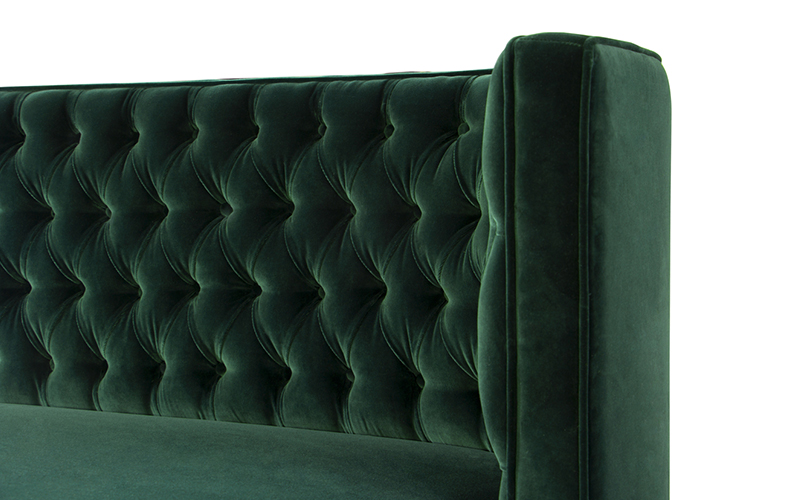 BOURBON | Velvet Sofa Modern Contemporary Furniture by BRABBU