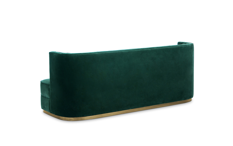 BOURBON | Canapé Contemporain en Velours Design par BRABBU