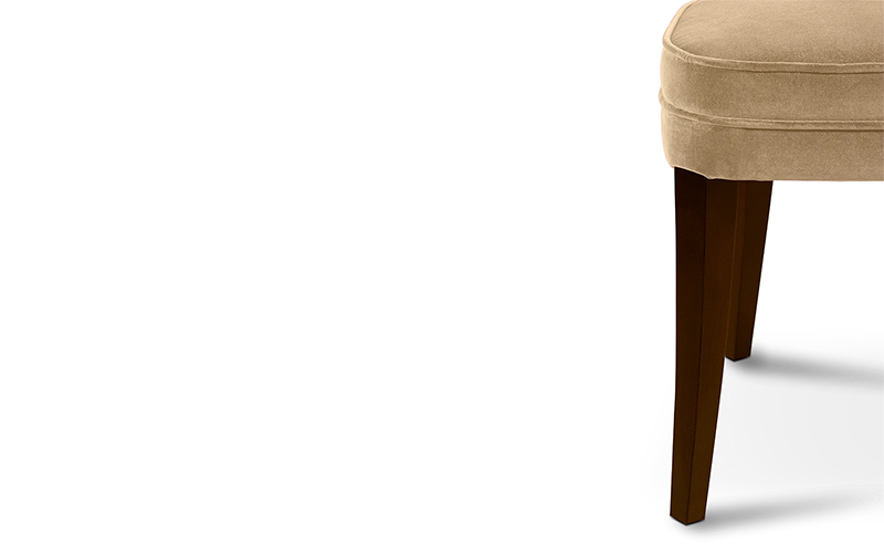 IBIS | Velvet Upholstered Dining Chair by BRABBU