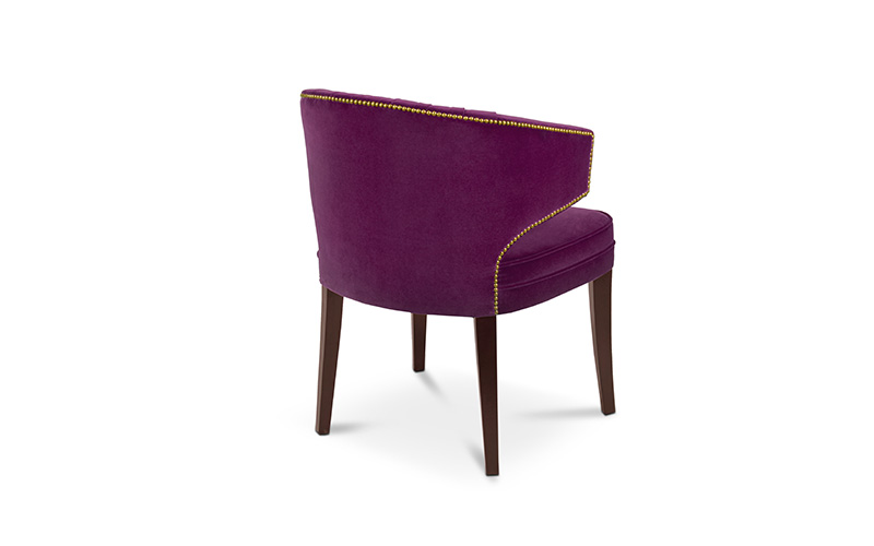 IBIS | Velvet Upholstered Dining Chair by BRABBU