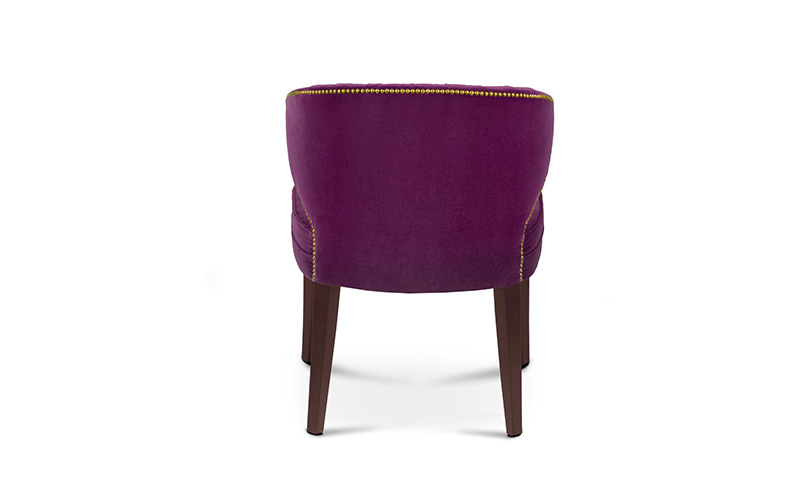 IBIS | Velvet Upholstered Dining Chair by BRABBU