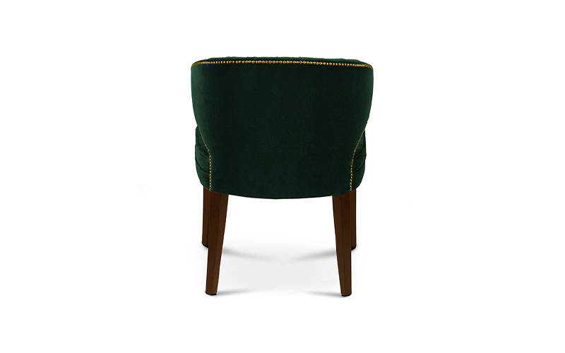 IBIS | Velvet Upholstered Dining Chair by BRABBU