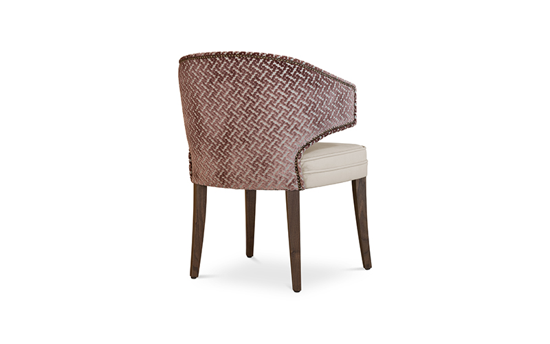 IBIS | Velvet Upholstered Dining Chair by BRABBU