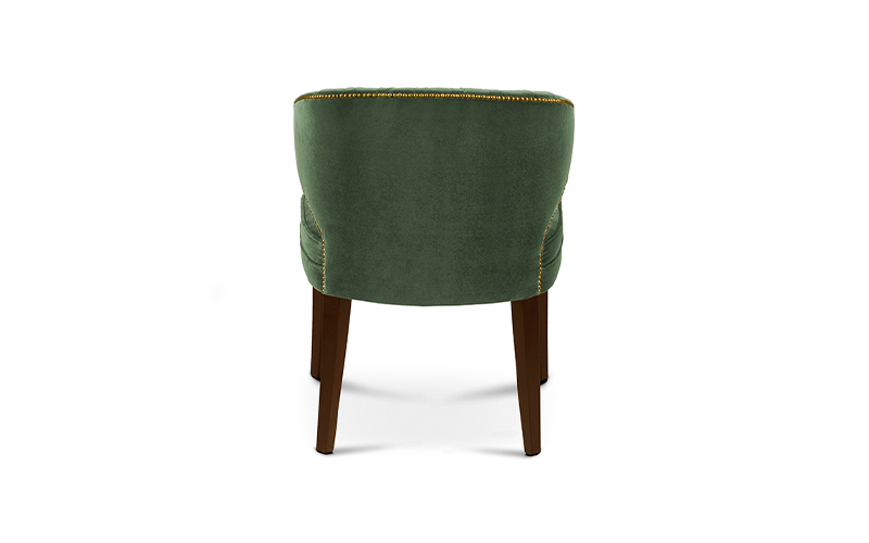 IBIS | Velvet Upholstered Dining Chair by BRABBU
