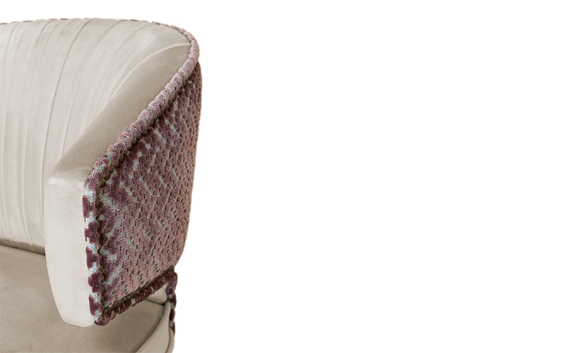 IBIS | Velvet Upholstered Dining Chair by BRABBU