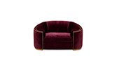 WALES Single Sofa | Modern Curved Single Sofa by BRABBU