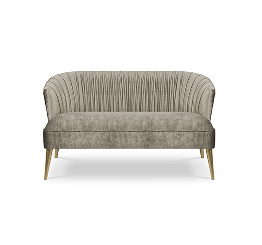 NUKA 2 Seat Sofa | Modern Curved 2 Seat Sofa by BRABBU