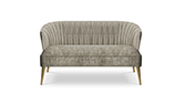 NUKA 2 Seat Sofa | Modern Curved 2 Seat Sofa by BRABBU