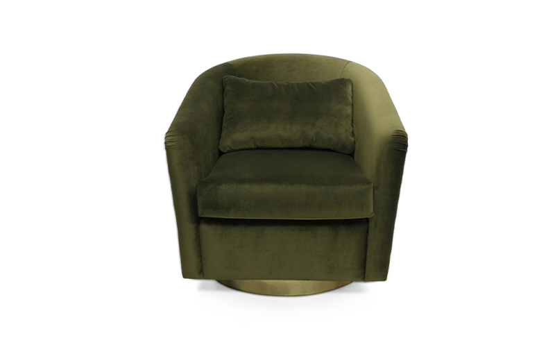 EARTH Velvet Armchair Modern Design by BRABBU brings the movement and the rhythm of the world into a modern home décor.