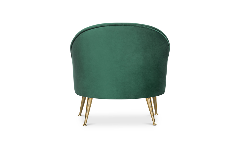 MALAY | Modern Tufted Velvet Armchair by BRABBU