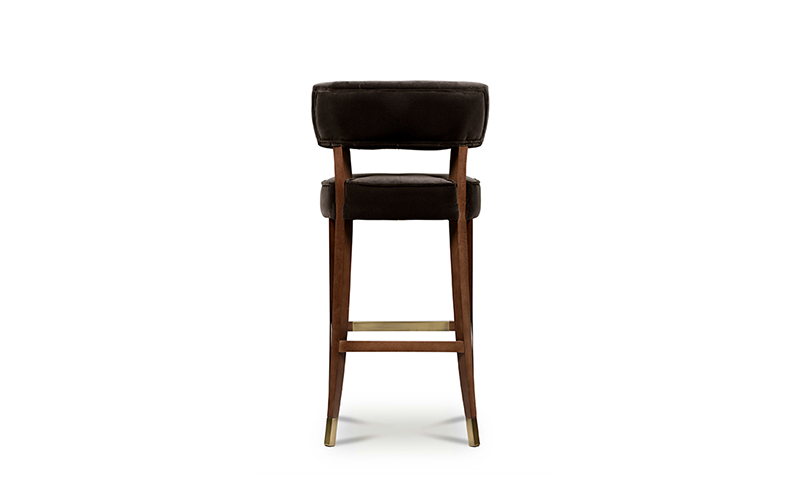 ZULU Bar Chair Mid Century Modern Furniture by BRABBU brings prestige to any living room set.