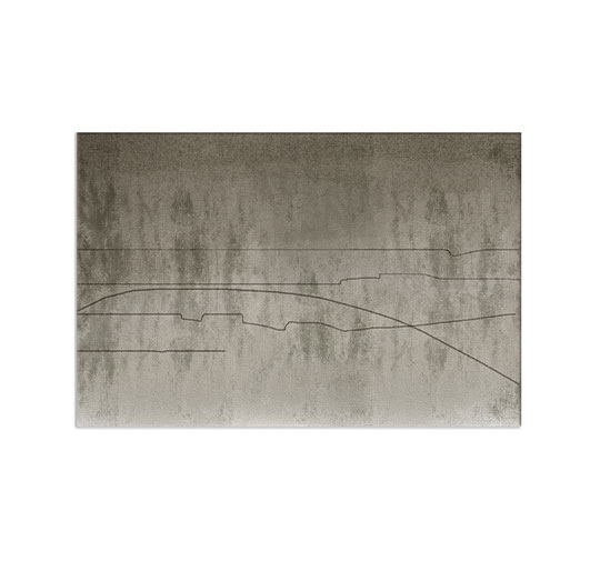 KALINA | Rectangular Botanical Silk Rug by BRABBU