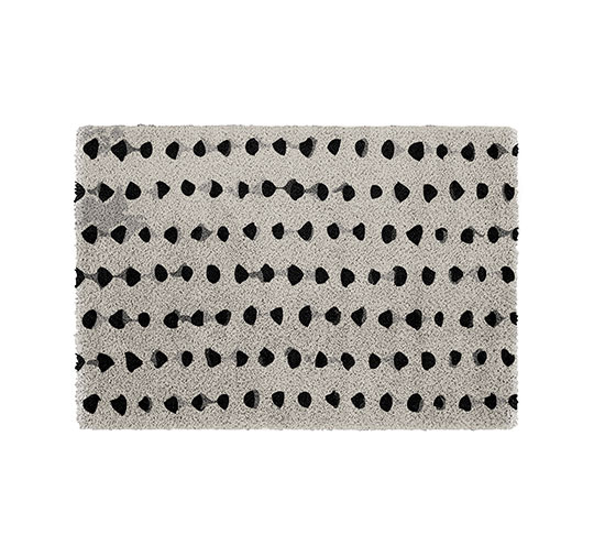 MURSI | Hand-Tufted Rectangular Botanical Silk Rug by BRABBU