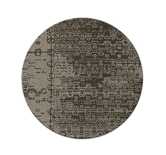 IGBO Round | Hand-tufted Round Wool Rug by BRABBU