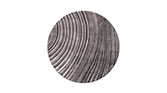 KARA Round | Round Hand-tufted Botanical Silk Rug by BRABBU