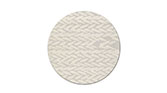 WARI Round | Botanical Silk Overtufting Round Rug by BRABBU