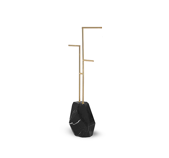 DIAMOND I Towel Rack Modern Design by Maison Valentina