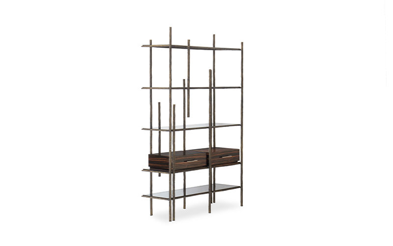 MAMBU | Wood Bookcase Modern Design by BRABBU