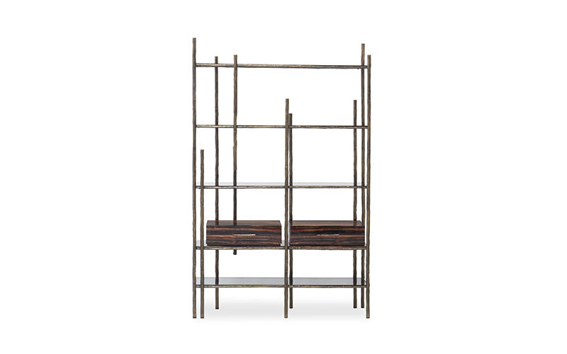 MAMBU | Bibliothèque moderne en bois par BRABBU