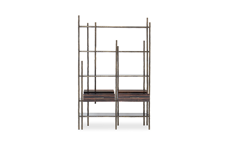 MAMBU | Bibliothèque moderne en bois par BRABBU