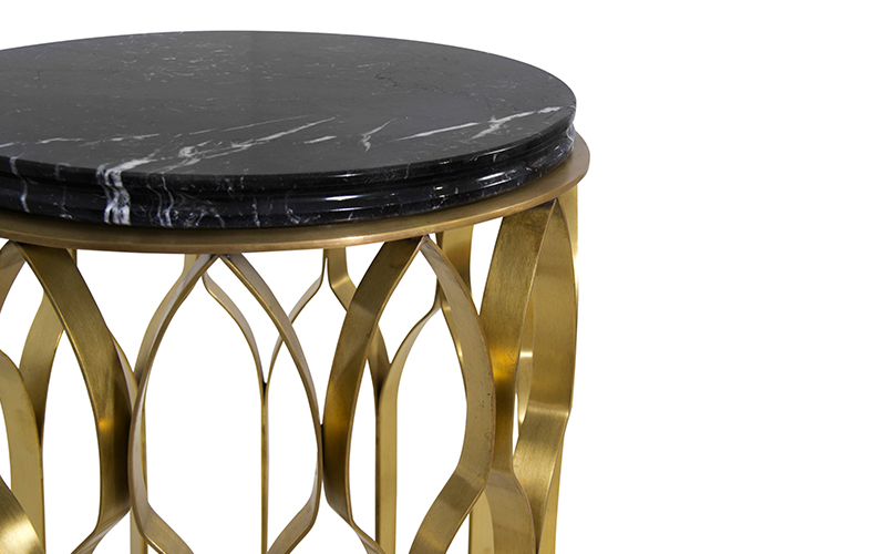 MECCA | Brass Side Table Modern Design by BRABBU
