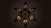 CALLA | Brass Modern Suspension Light by BRABBU