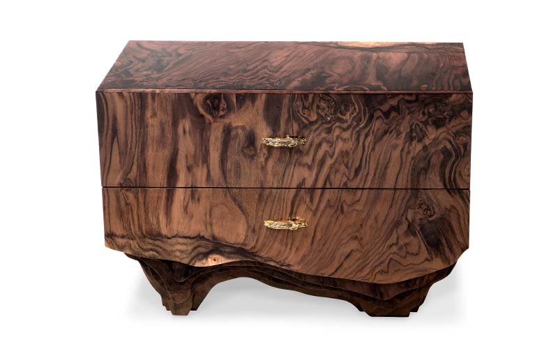 HUANG | Wood Nightstand Modern Design by BRABBU