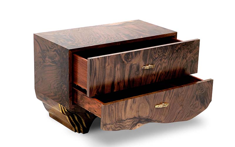 HUANG | Wood Nightstand Modern Design by BRABBU
