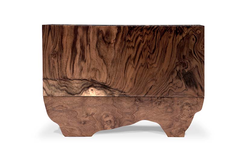 HUANG | Wood Nightstand Modern Design by BRABBU